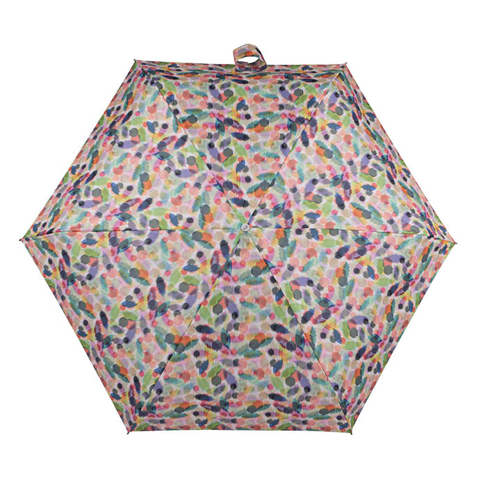 totes® X-TRA STRONG® Mini Ikat Daubs Print Umbrella (5 Section) Extra Image 1